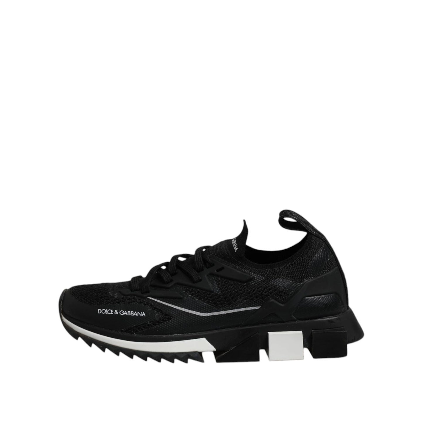 Dolce & Gabbana Black SORRENTO Lace Up Men Sneakers Shoes