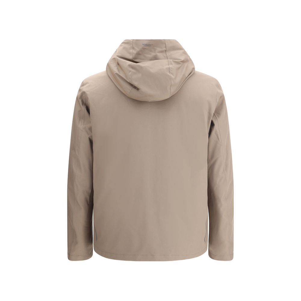 Woolrich Beige Polyester Shell Jacket
