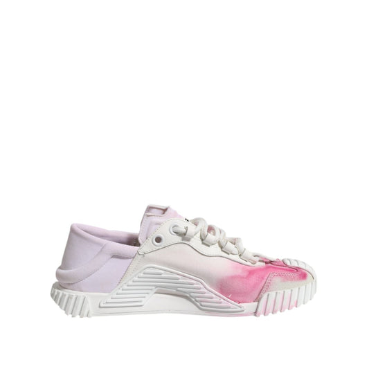 Dolce & Gabbana White NS1 Lace Up Low Top Sneakers Shoes Dolce & Gabbana