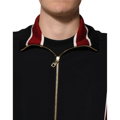 Dolce & Gabbana Black DG King Full Zip Sweatshirt Sweater