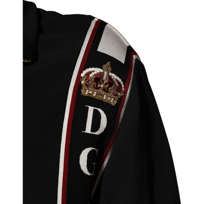 Dolce & Gabbana Black DG King Full Zip Sweatshirt Sweater