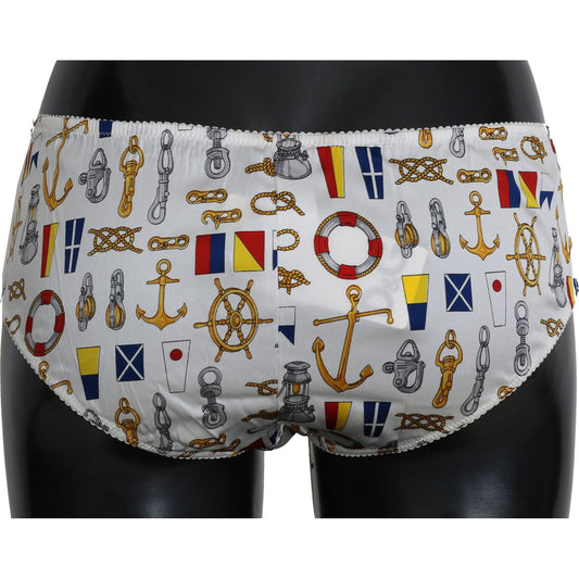 Chic Sailor Print Women Underwear