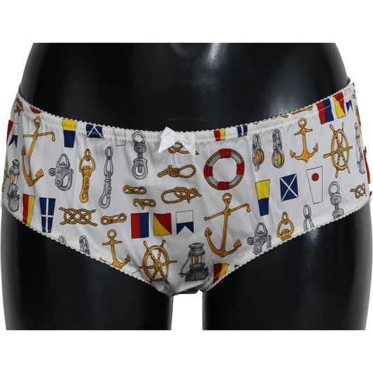 Chic Sailor Print Women Underwear