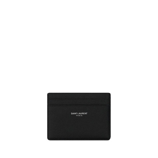 Saint Laurent Black Calf Leather Bos Taurus Wallet Saint Laurent