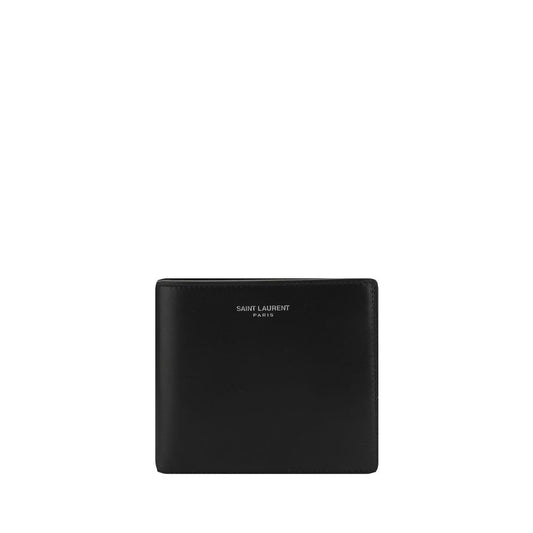 Saint Laurent Black Calf Leather Bos Taurus Wallet Saint Laurent