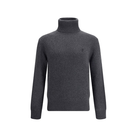 Ami Paris Gray Cashmere Turtleneck