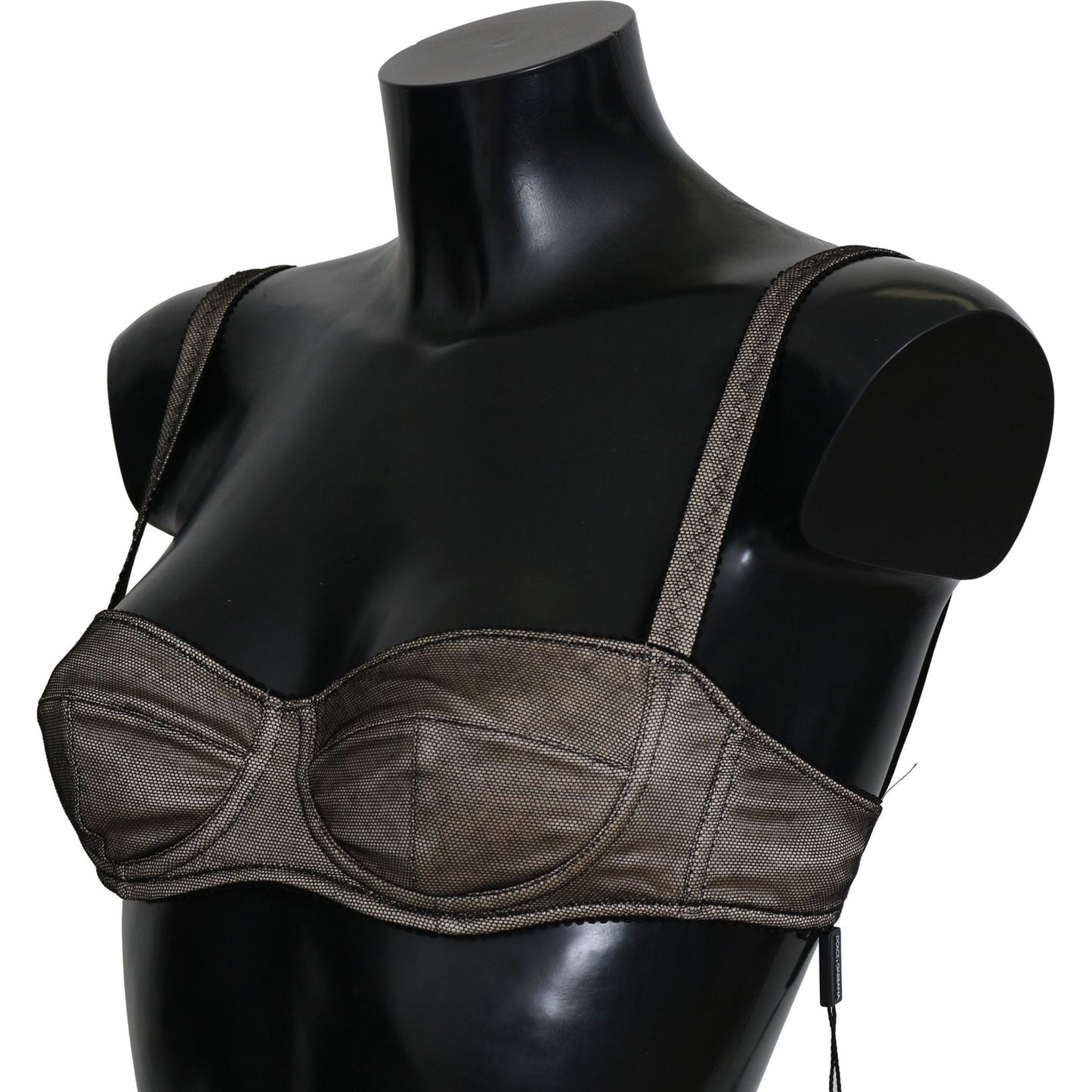 Elegant Brown Stretch Bra Womens Underwear