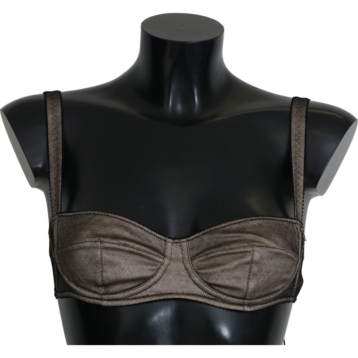 Elegant Brown Stretch Bra Womens Underwear