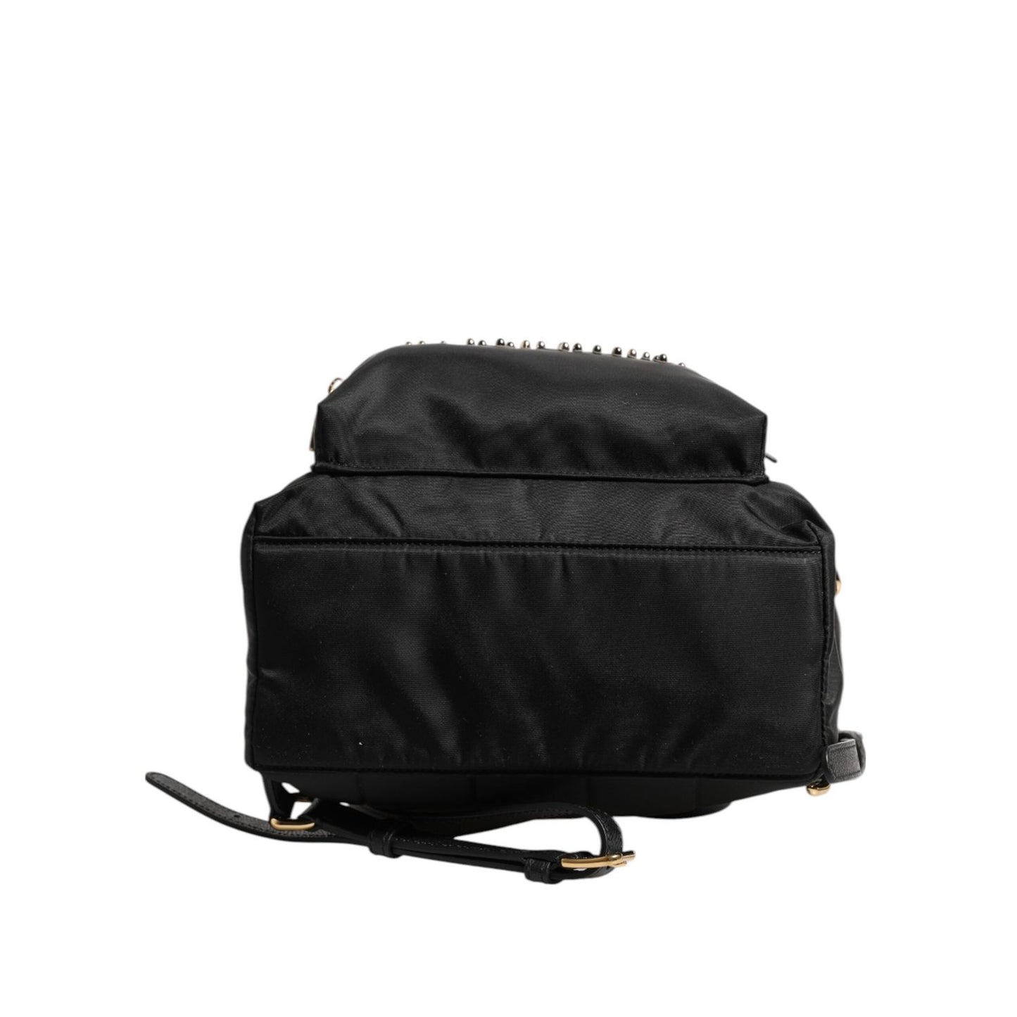 Dolce & Gabbana Black Nylon #DGFAMILY VULCANO Embellished Backpack Bag