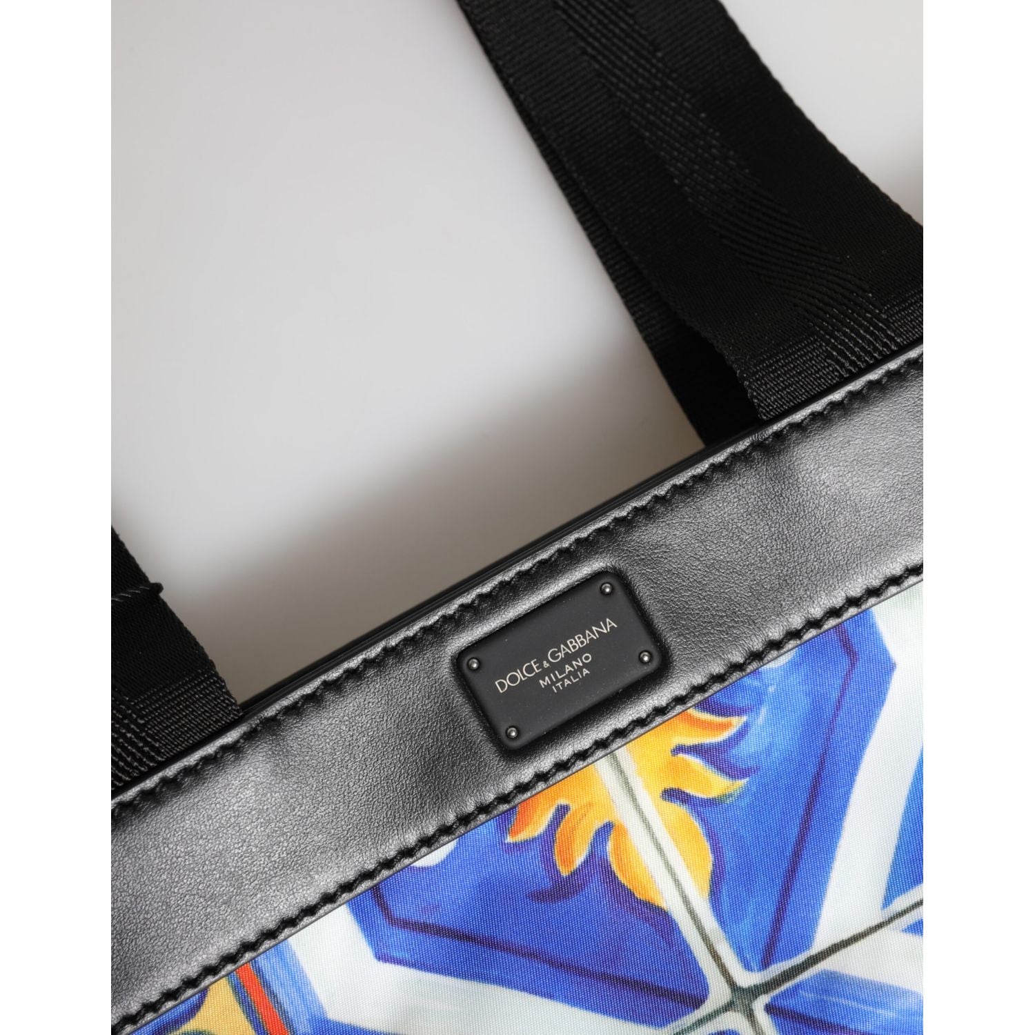 Dolce & Gabbana Multicolor Maiolica Print Tote Shoulder Strap Bag