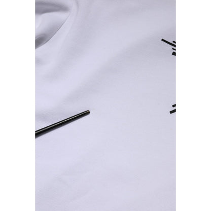 Dolce & Gabbana White Sacred Heart Hooded Sweatshirt Sweater