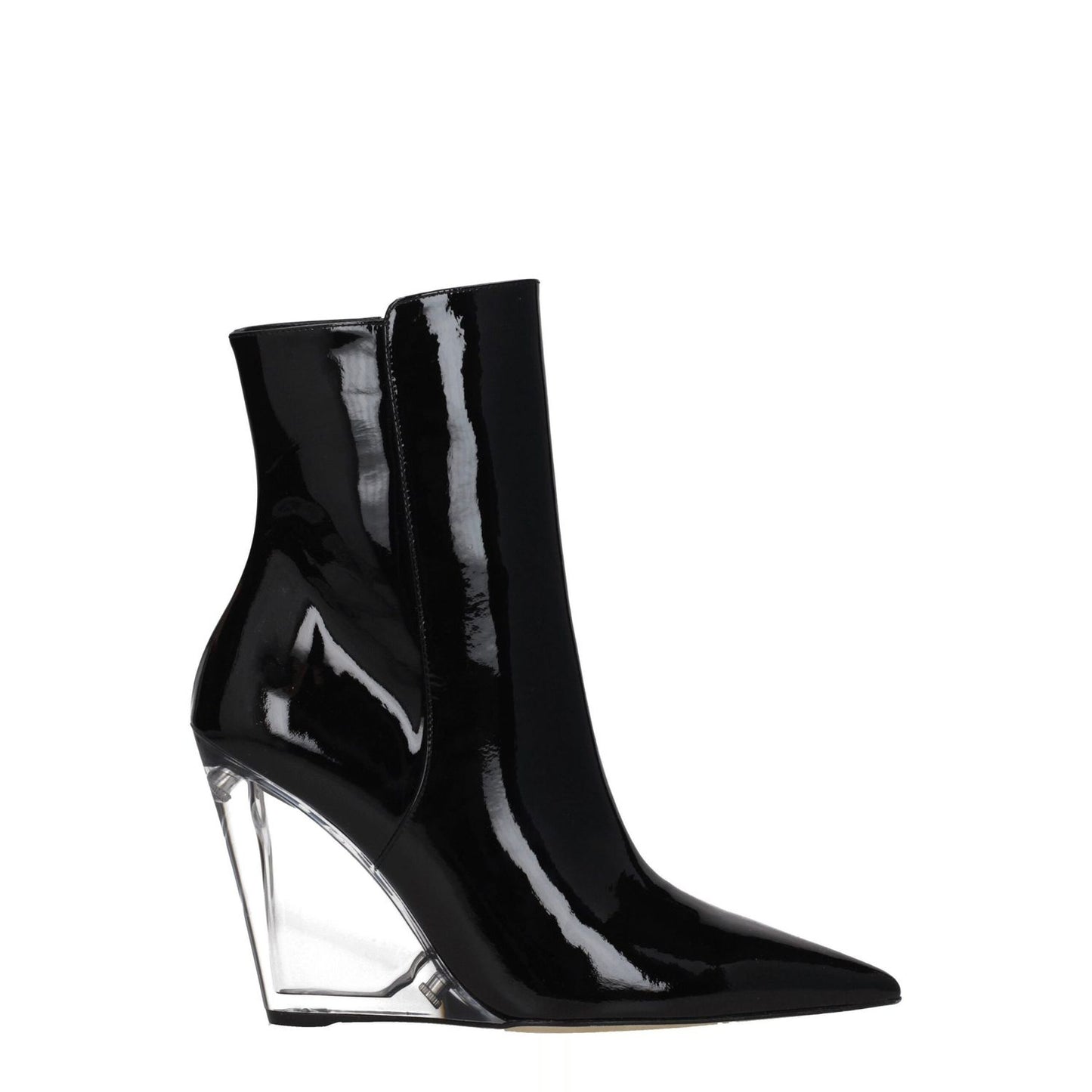 Stuart Weitzman Black Leather Ankle Boots