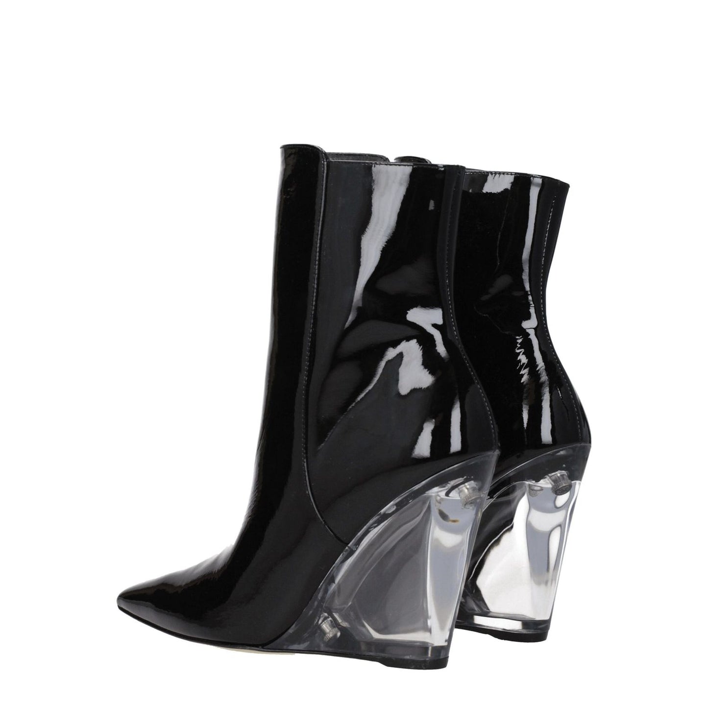 Stuart Weitzman Black Leather Ankle Boots