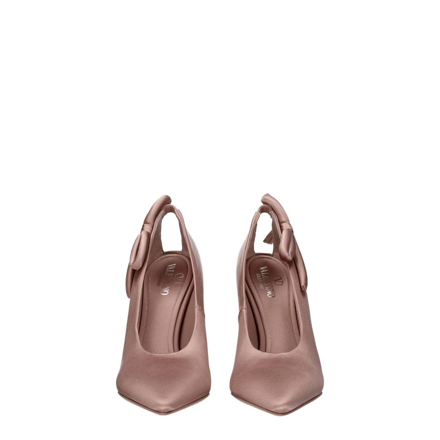 Valentino Garavani Pink Satin High Heel Pumps