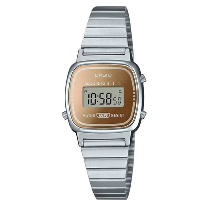 Casio Gray Stainless Steel Digital Watch 1728,67434610848,Accessories,Casio,Digital Watches - Watches - Accessories,Gray,New with tags,Watches - Accessories,Women