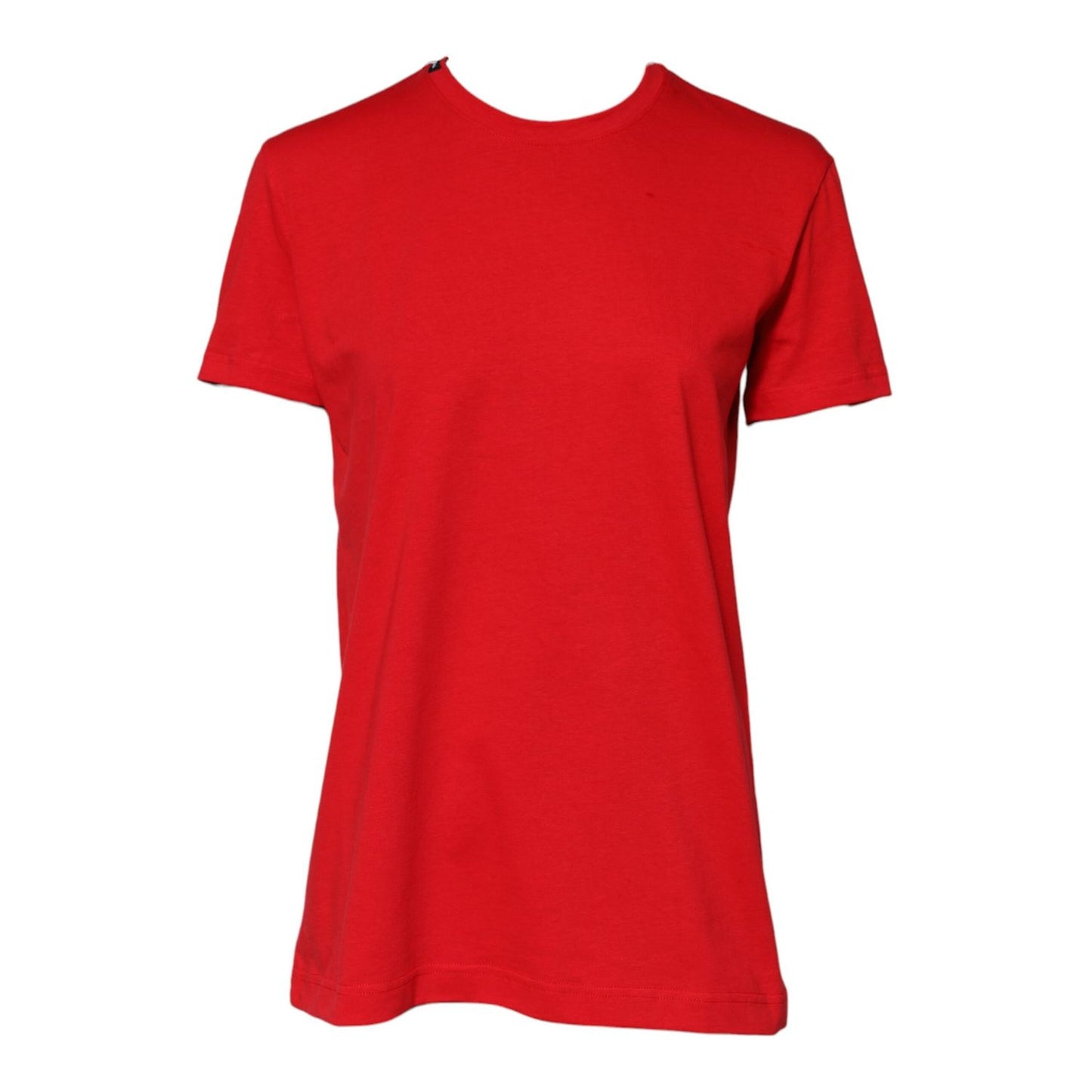 Dolce & Gabbana Red Casual Crew Neck Short Sleeve Top T-shirt