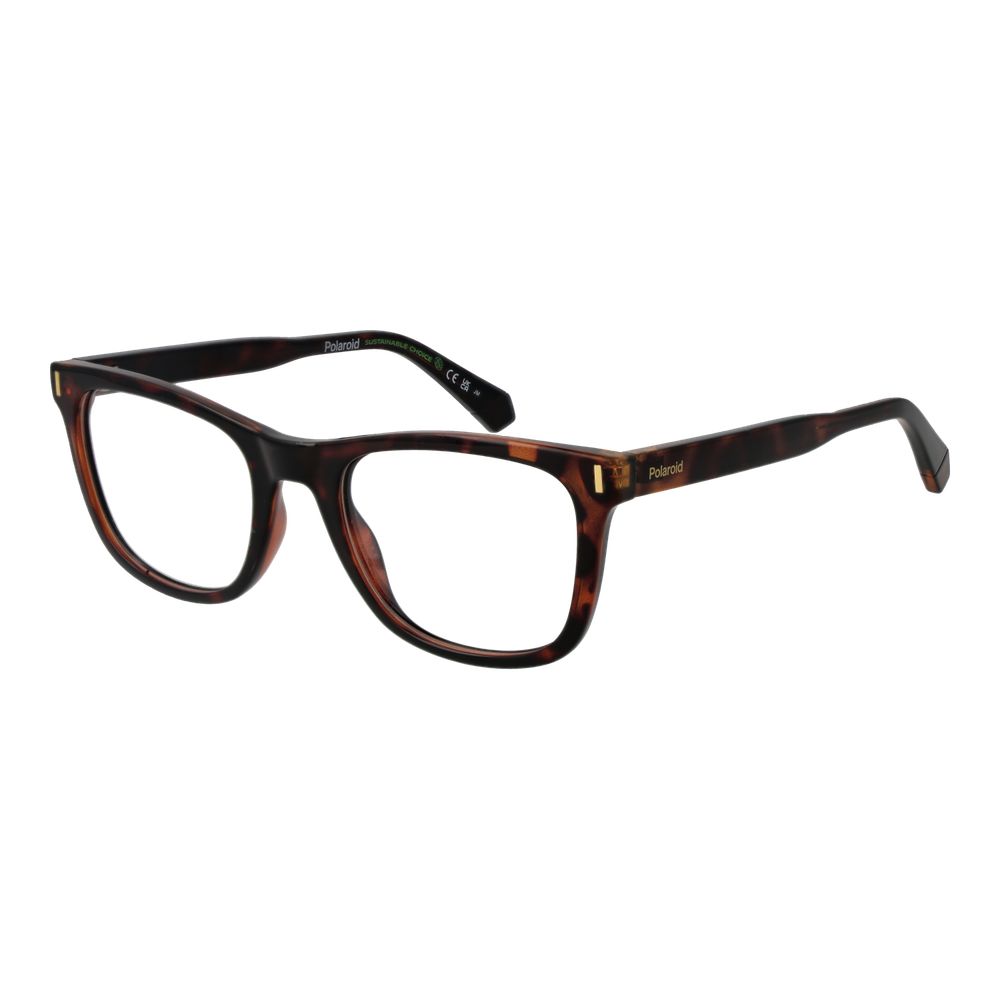 Polaroid Brown Polyester Glasses (Frames)