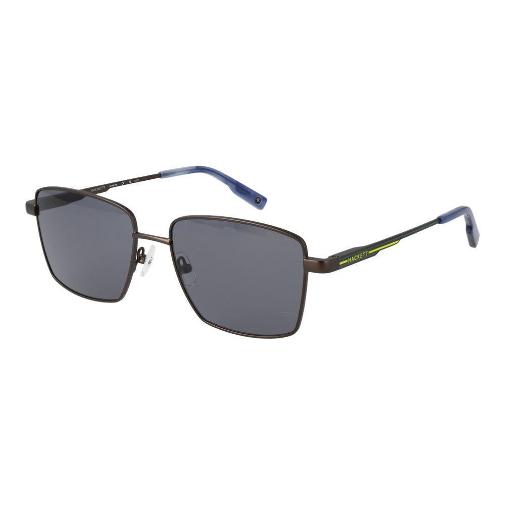 Hackett Gray Metal Sunglasses
