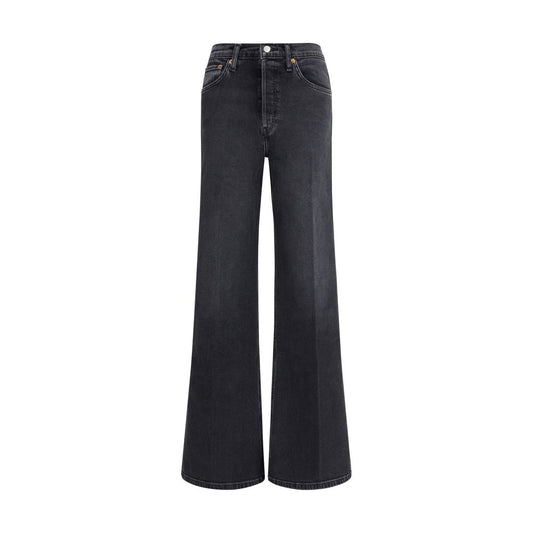 RE/DONE Black Cotton Jeans Denim
