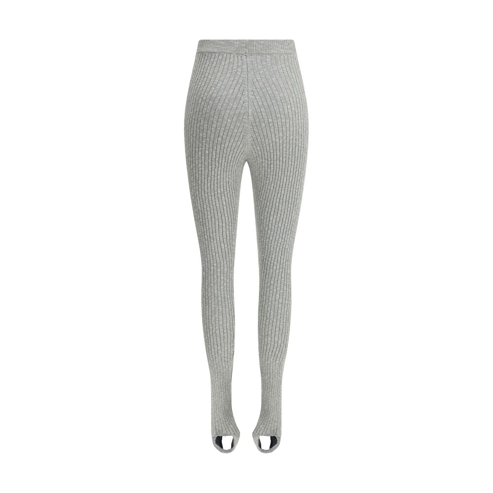 Magda Butrym Gray Linen Leggings