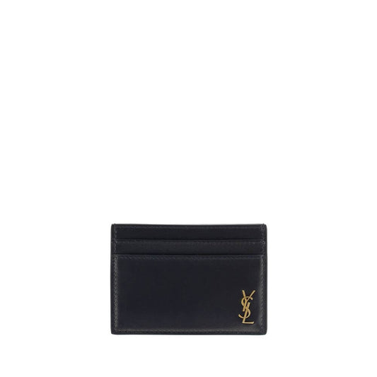 Saint Laurent Black Calf Leather Bos Taurus Wallet Saint Laurent