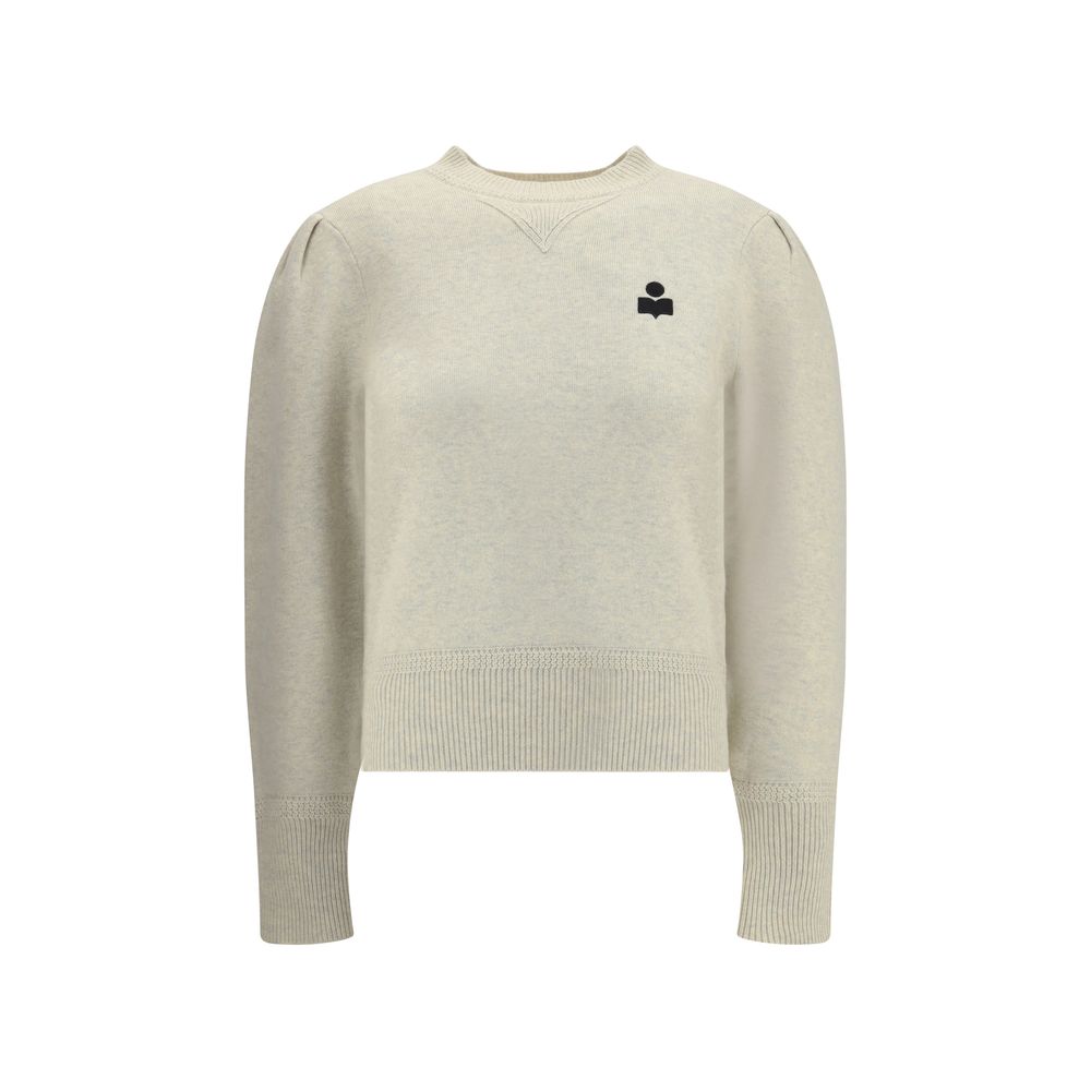Marant Etoile Cream Cotton Sweatshirt