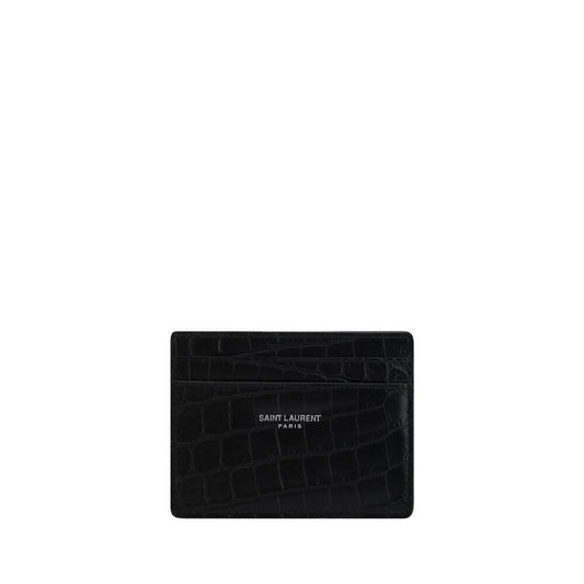 Saint Laurent Black Calf Leather Bos Taurus Wallet Saint Laurent