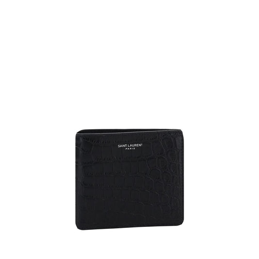 Saint Laurent Black Calf Leather Bos Taurus Wallet Saint Laurent