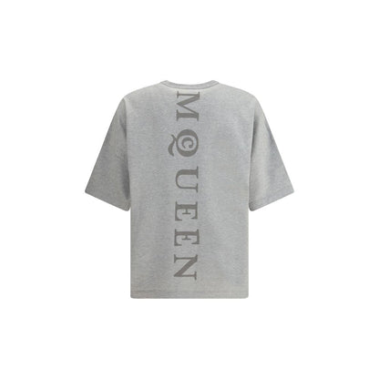 Alexander McQueen Gray Cotton T-Shirt