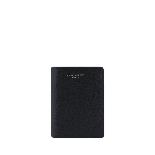Saint Laurent Black Calf Leather Bos Taurus Wallet Saint Laurent