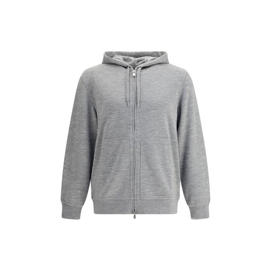 Brunello Cucinelli Gray Cashmere Sweatshirt