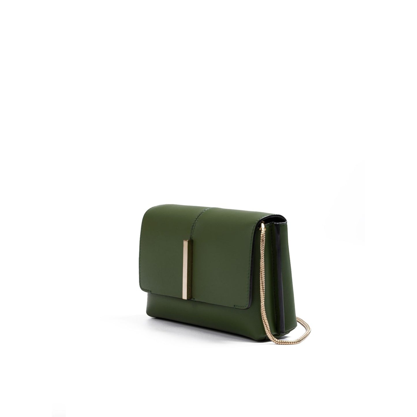 Giada Dark Green Leather Crossbody Bag