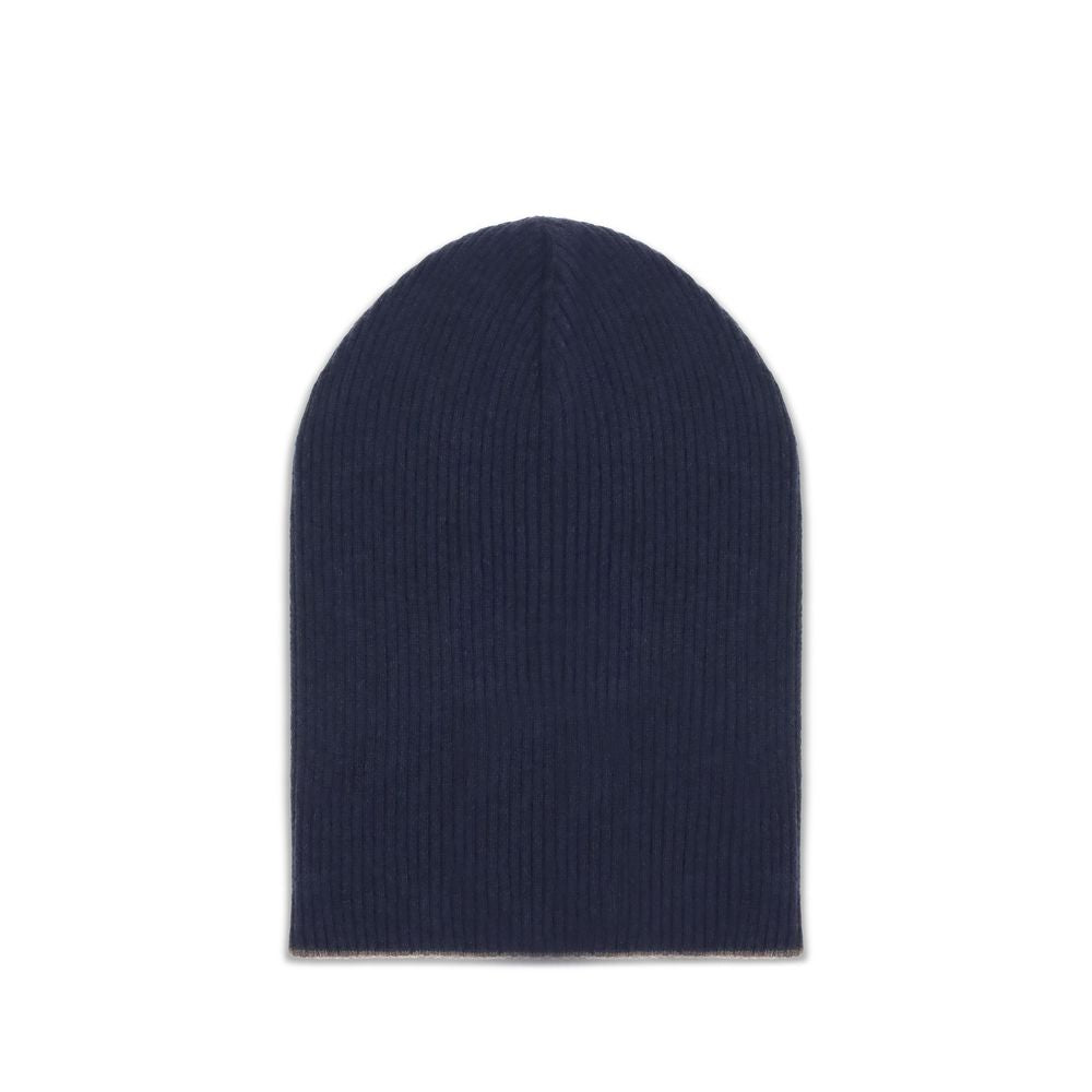 Brunello Cucinelli Black Cashmere Beanie