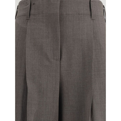 P.A.R.O.S.H. Gray Elastane Dress Pants