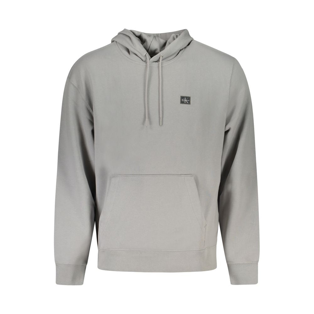 Calvin Klein Grigio Cotton Male Sweatshirt