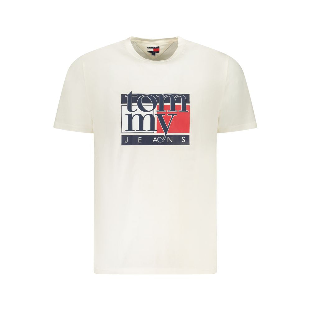 Tommy Hilfiger White Cotton Men's T-Shirt