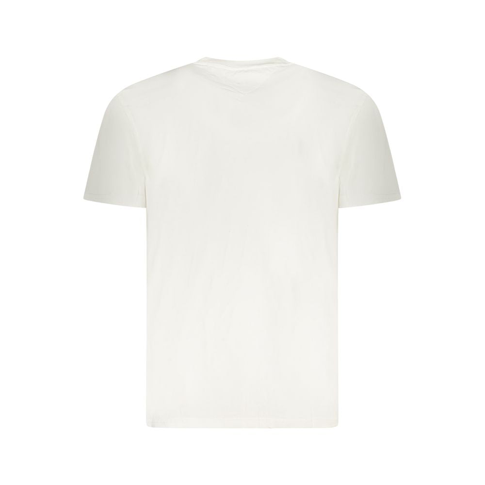 Tommy Hilfiger Bianco Cotton Men T-Shirt