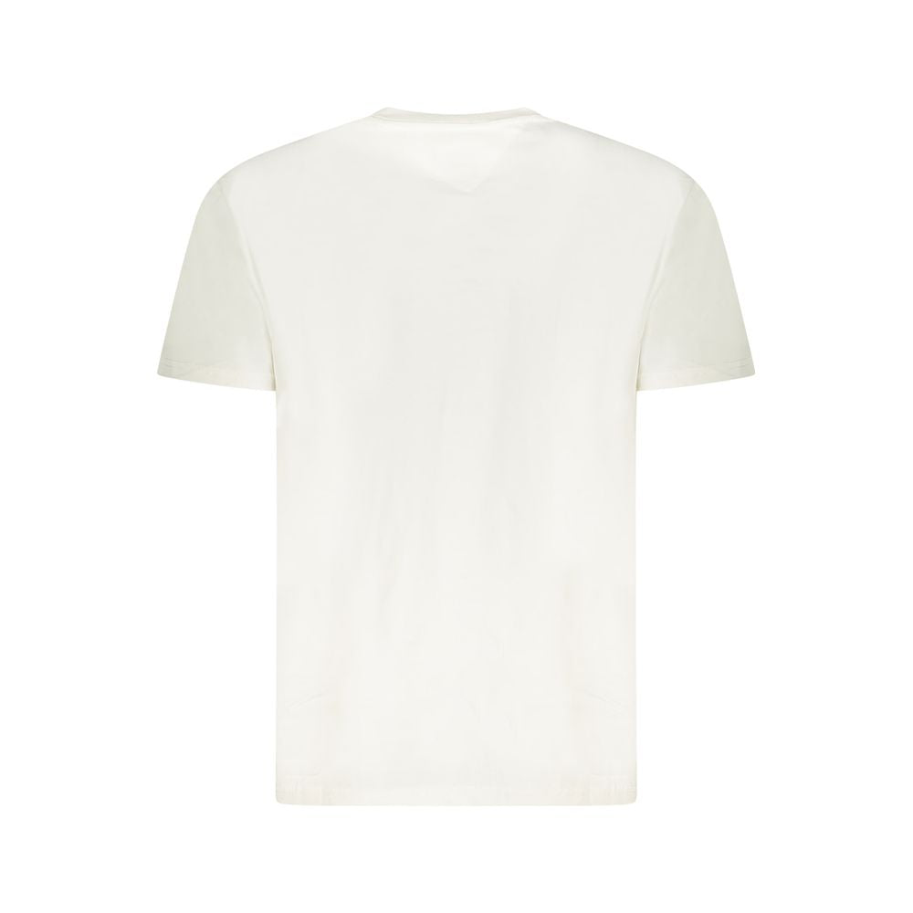 Tommy Hilfiger Bianco Cotton Men T-Shirt