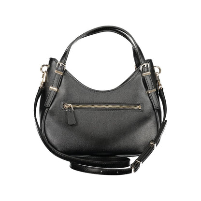 Guess Jeans Nero Poliuretano Women Handbag