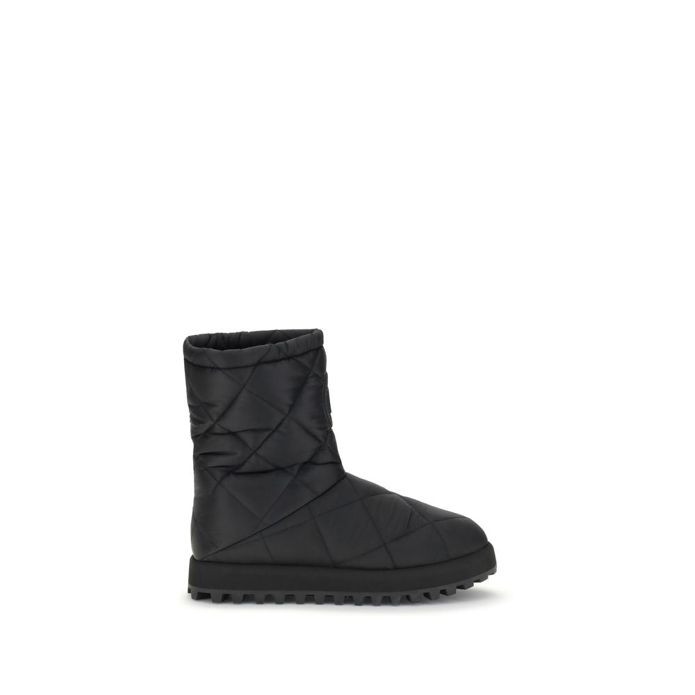 Dolce & Gabbana Black Polyamide Boots