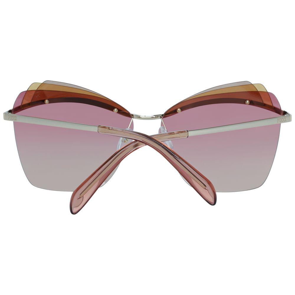 Emilio Pucci Gold Women Sunglasses gold-women-sunglasses-7