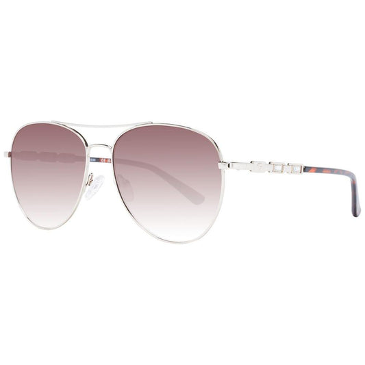 Guess | Silver Women Sunglasses| McRichard Designer Brands   