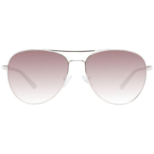 Guess | Silver Women Sunglasses| McRichard Designer Brands   
