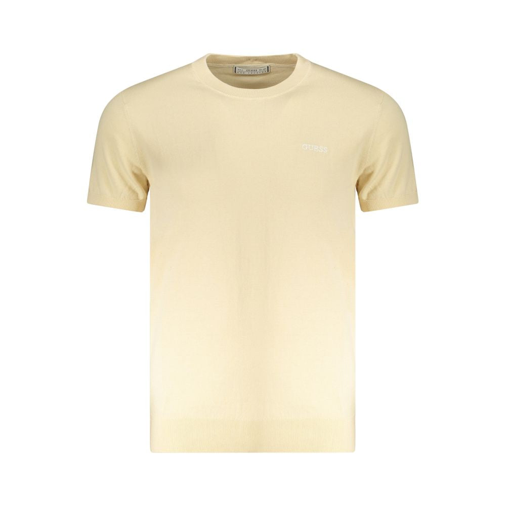 Guess Jeans Beige Cotton Men's T-Shirt