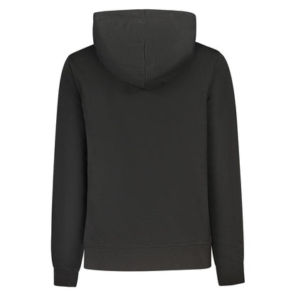 Tommy Hilfiger Black Cotton Women's Sweatshirt Hoodie