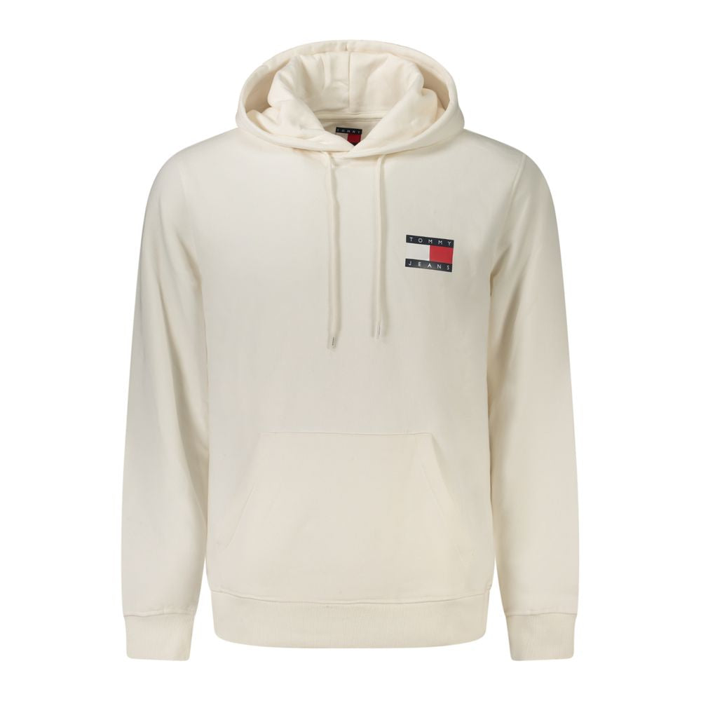 Tommy Hilfiger White Cotton Men's Hooded Sweatshirt