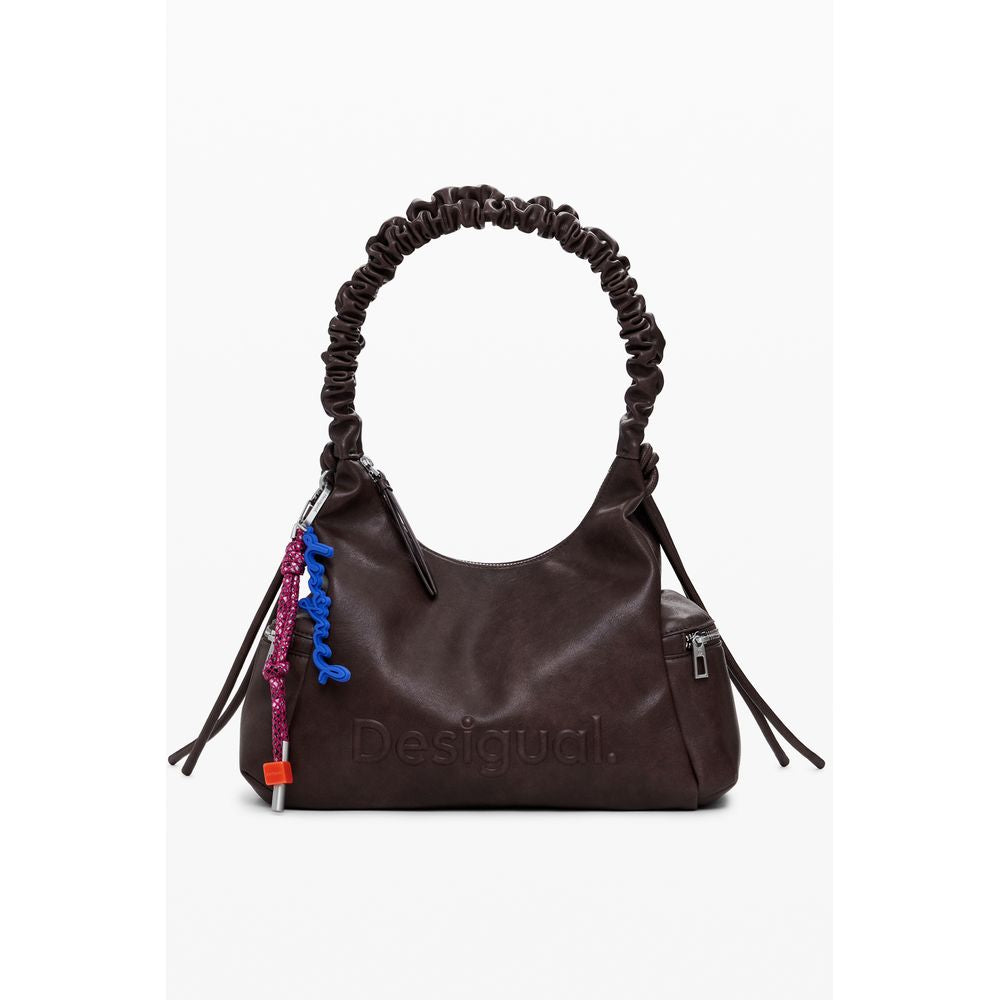 Desigual Marrone Poliuretano Women Handbag