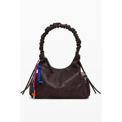 Desigual Marrone Poliuretano Women Handbag