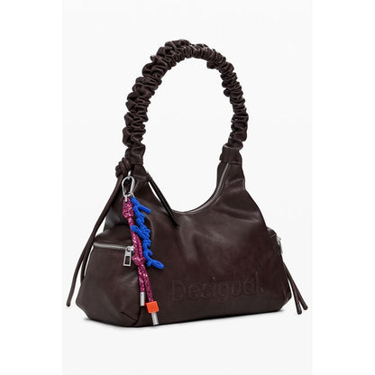 Desigual Marrone Poliuretano Women Handbag