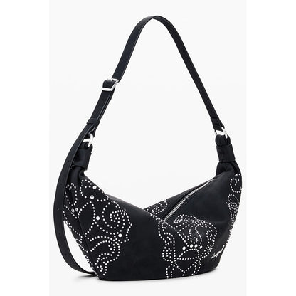 Desigual Nero Poliuretano Women Handbag